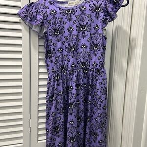 Haunted Mansion Ruffled Tiered Sundress with Flutter Cap Sleeves